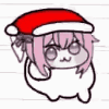 アニメキャラ,サンタ,帽子,ピンク髪,かわいい
