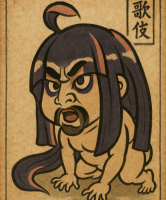 浮世絵,キャラクター,歌舞伎,伝統的