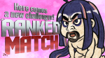 Here comes a new challenger!,RANKED MATCH,イラスト,格闘ゲーム,漫画スタイル,キャラクター,ピンク背景