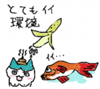 とてもイイ環境,イイ...,歯,バナナ,魚