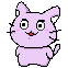 アニメ,キャット,パープル,イラスト,かわいい