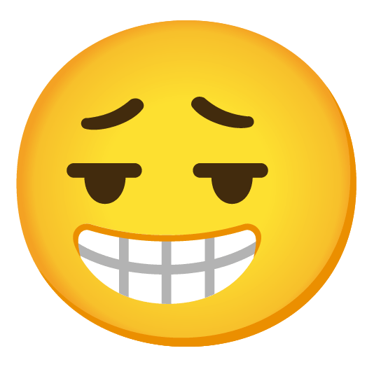 絵文字,スマイル,にやけ顔,表情,イラスト,歯