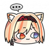 猫耳,アニメ,キャラクター,疑問,複色目