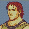 ゲームキャラクター,イラスト,戦士,赤髪