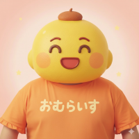 キャラクター,オムライス,おむらいす,笑顔,着ぐるみ,オレンジ,かわいい