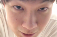 男性,顔,クローズアップ,自撮り,笑顔