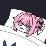 アニメ風,ピンク髪,ベッド,キャラクター,寝ている,リボン